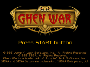 Ghen War - Screenshot - Game Title Image