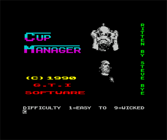 Cup Manager - Screenshot - Game Title Image