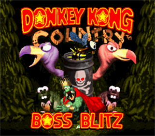 Donkey Kong Country: Boss Blitz - Screenshot - Game Title Image