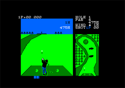 Konami's Golf - Screenshot - Gameplay Image