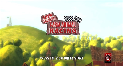 Calvin Tucker's Redneck: Farm Animals Racing Tournament - Screenshot - Game Title Image
