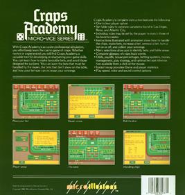 Craps Academy - Box - Back Image