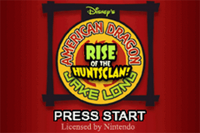 Disney's American Dragon Jake Long: Rise of the Huntsclan! - Screenshot - Game Title Image