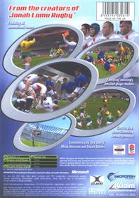 WCR: World Championship Rugby - Box - Back Image