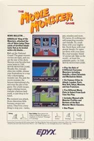 The Movie Monster Game - Box - Back Image