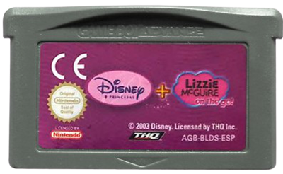 2 Games in 1: Disney Princess + Lizzie McGuire - Cart - Front Image