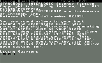 Starcross - Screenshot - Game Title Image
