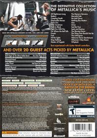 Guitar Hero: Metallica - Box - Back Image