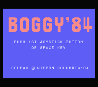 Boggy '84 - Screenshot - Game Title Image