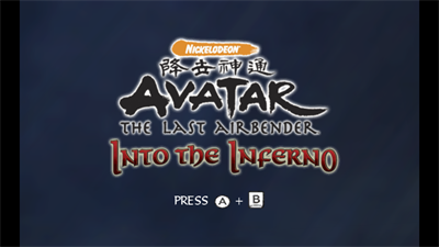 Avatar: The Last Airbender: Into the Inferno - Screenshot - Game Title Image