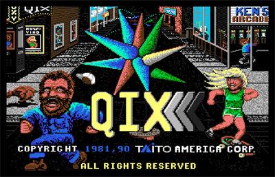 Qix - Screenshot - Game Title Image