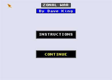 Zonal War - Screenshot - Game Title Image