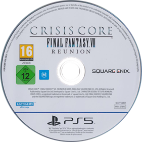 Crisis Core: Final Fantasy VII: Reunion - Disc Image