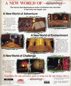 Nemesis: The Wizardry Adventure - Box - Back Image