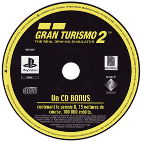 Gran Turismo 2 - Disc Image