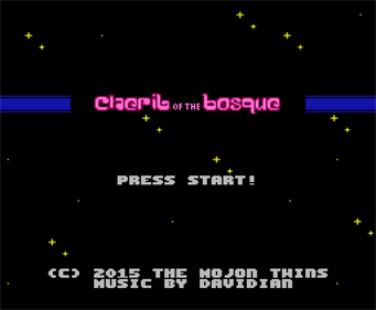 Cheril of the Bosque - Screenshot - Game Title Image