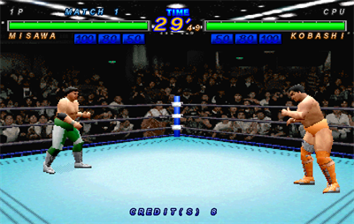 Zen Nippon Pro-Wrestling Featuring Virtua - Screenshot - Gameplay Image