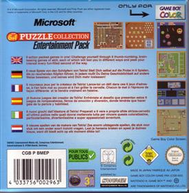 Microsoft: The 6in1 Puzzle Collection Entertainment Pack - Box - Back Image