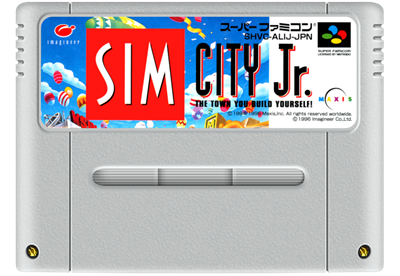 SimCity Jr: The Town You Build Yourself! - Fanart - Cart - Front Image