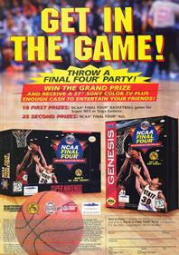 NCAA Final Four Basketball - Advertisement Flyer - Front Image