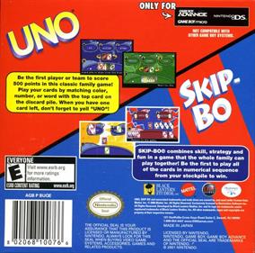 UNO / Skip-Bo - Box - Back Image