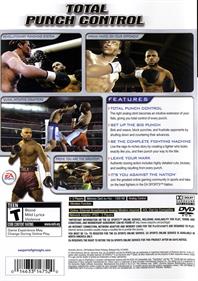 Fight Night 2004 - Box - Back Image