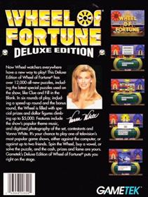 Wheel of Fortune: Deluxe Edition - Box - Back Image