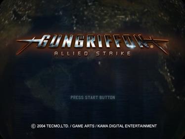 Gungriffon: Allied Strike - Screenshot - Game Title Image