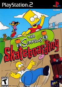 The Simpsons Skateboarding - Box - Front Image