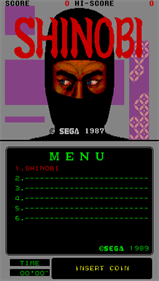 Shinobi (Mega-Tech) - Screenshot - Game Title Image