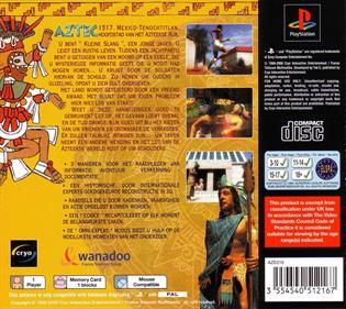 Aztec: The Curse in the Heart of the City of Gold - Box - Back Image