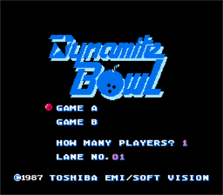 Dynamite Bowl - Screenshot - Game Title Image