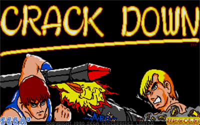 Crack Down - Screenshot - Game Title Image