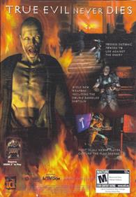 DOOM 3: Resurrection of Evil - Box - Back Image