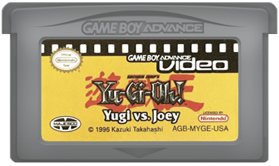 Game Boy Advance Video: Yu-Gi-Oh!: Yugi vs. Joey - Cart - Front Image