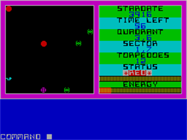 Star Trek (Mikro-Gen) - Screenshot - Gameplay Image