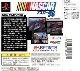 NASCAR 98 - Box - Back Image