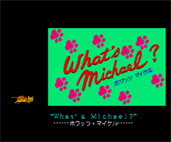 What's Michael? - Screenshot - Game Title Image