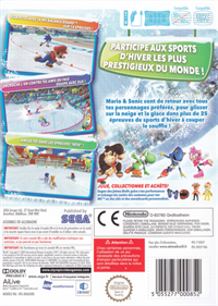 Mario & Sonic at the Olympic Winter Games - Box - Back Image