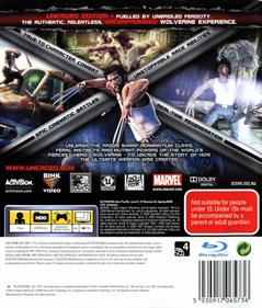 X-Men Origins: Wolverine - Box - Back Image