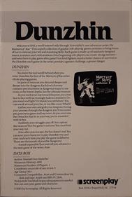 Dunzhin - Box - Back Image