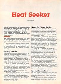 Heat Seeker - Advertisement Flyer - Front Image