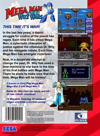 Mega Man: The Wily Wars - Fanart - Box - Back