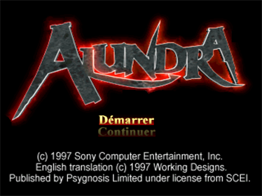 Alundra - Screenshot - Game Title Image