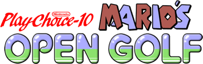 Mario's Open Golf - Clear Logo Image