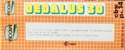 Dedalus 3D - Box - Back Image