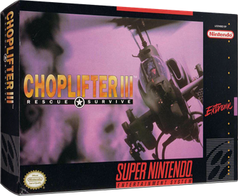 Choplifter III: Rescue-Survive - Box - 3D Image