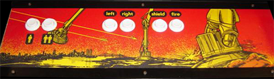 War of the Worlds - Arcade - Control Panel Image