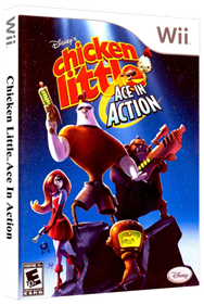 Chicken Little: Ace in Action - Box - 3D