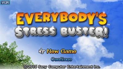 Everybody's Stress Buster - Screenshot - Game Title Image